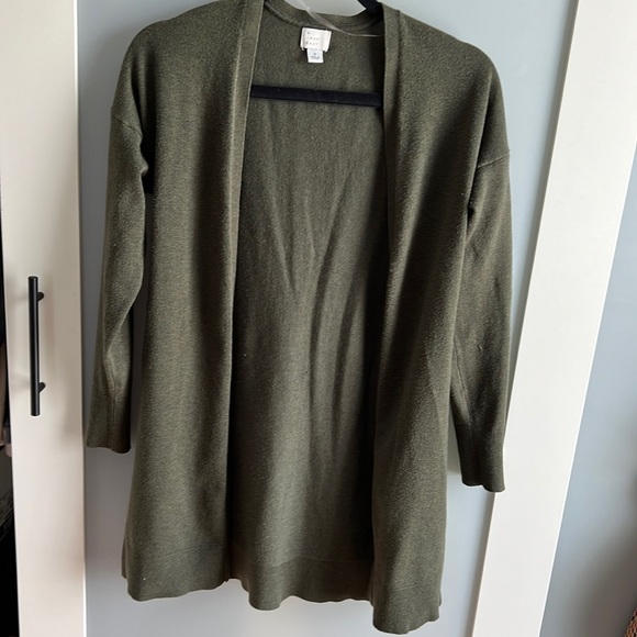 Used Condition Green a new day Longline Sweater Size Small - Picture 1 of 4